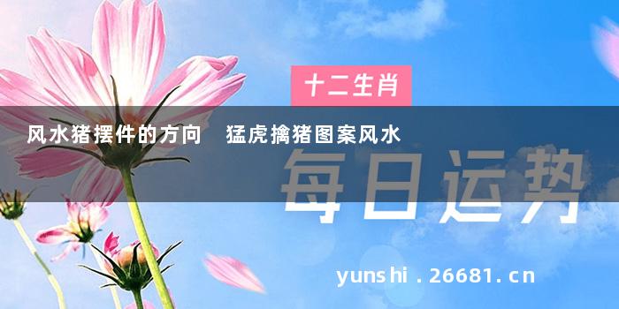 风水猪摆件的方向 猛虎擒猪图案风水